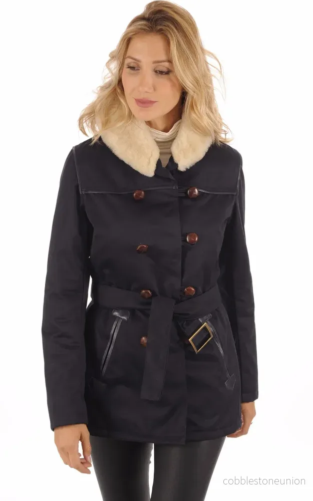 Authentic Navy Canvas Canadian Jacket - Women - Bild 2