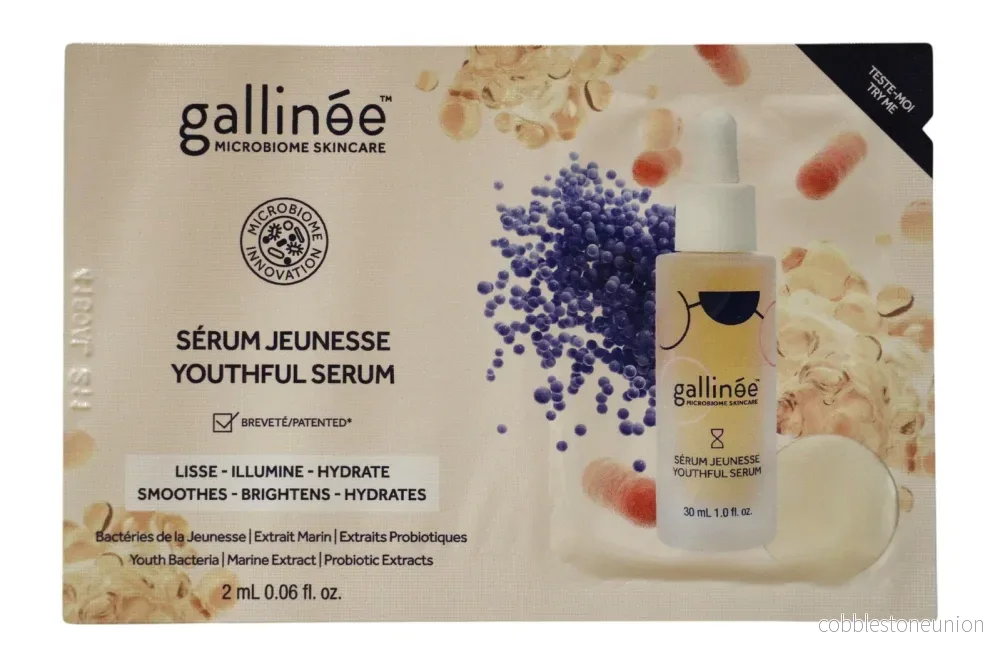 Gallinee, Microbiome Skincare, Prebiotika & Probiotika & Postbiotika, Anti-aging, Dagligt, Serum, För ansiktet, 2 ml - Bild 2