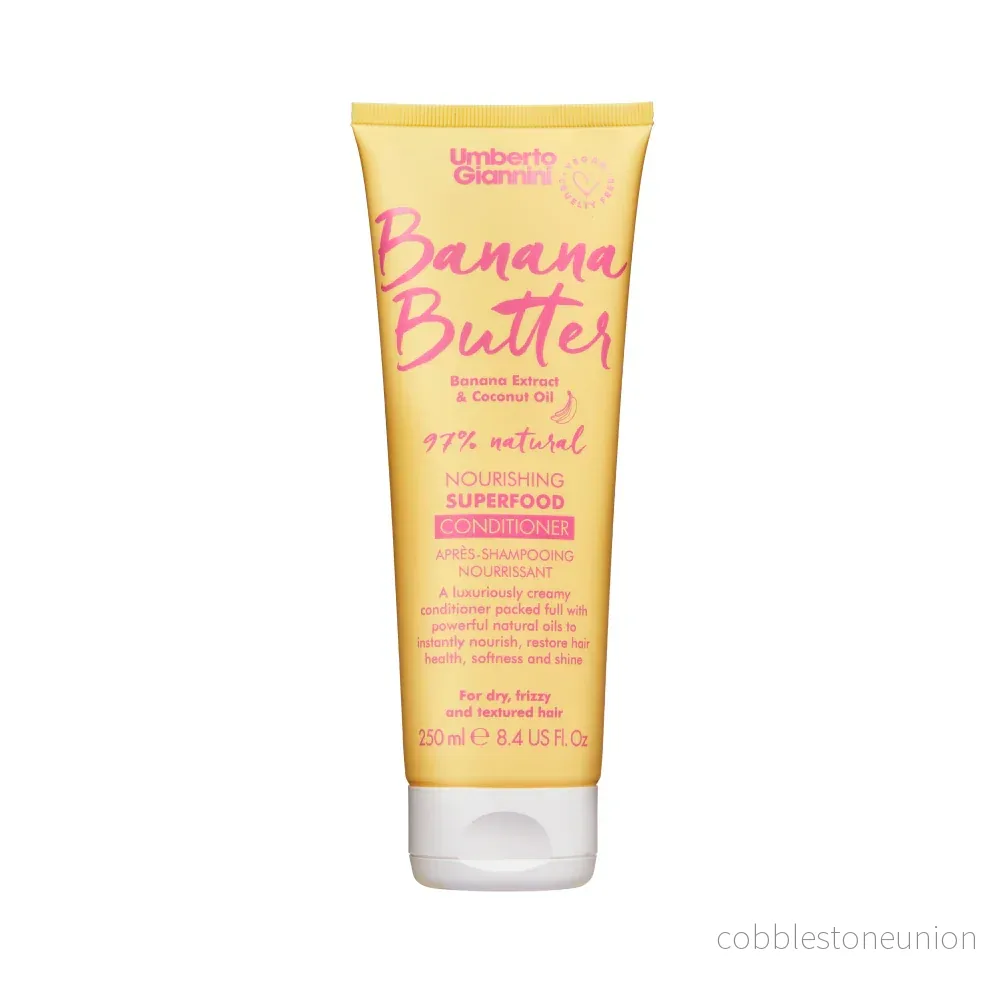 Umberto Giannini, Banana Butter, Vegan & Cruelty-Free & Natural Ingredients, Hårbalsam, Nourishing & Moisturising, 250 ml Umberto Giannini, Banana Butter, Vegan & Cruelty-Free & Natural Ingredients, Hårbalsam, Nourishing & Moisturising, 250 ml