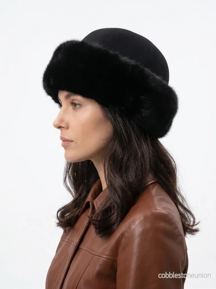 Hat M 630 Mink - Accesories Black