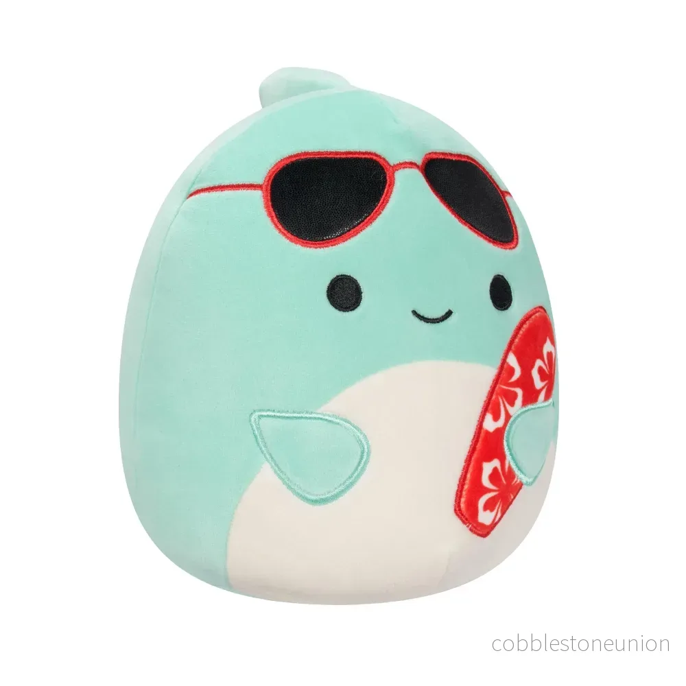 Squishmallow 19 Cm Perry The Dolphin Surfboard - Bild 3