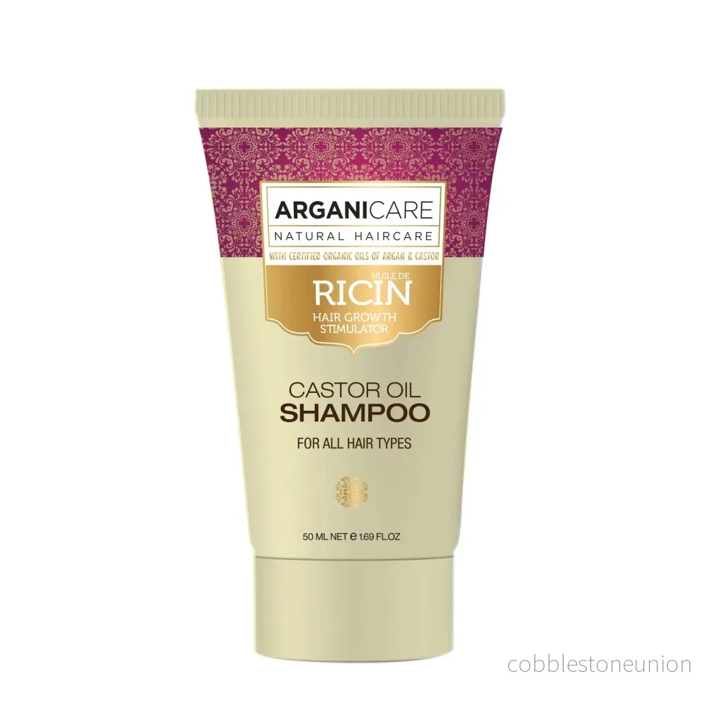 Arganicare, Castor Oil, Hårschampo, För tillväxtstimulering, 50 ml Arganicare, Castor Oil, Hårschampo, För tillväxtstimulering, 50 ml