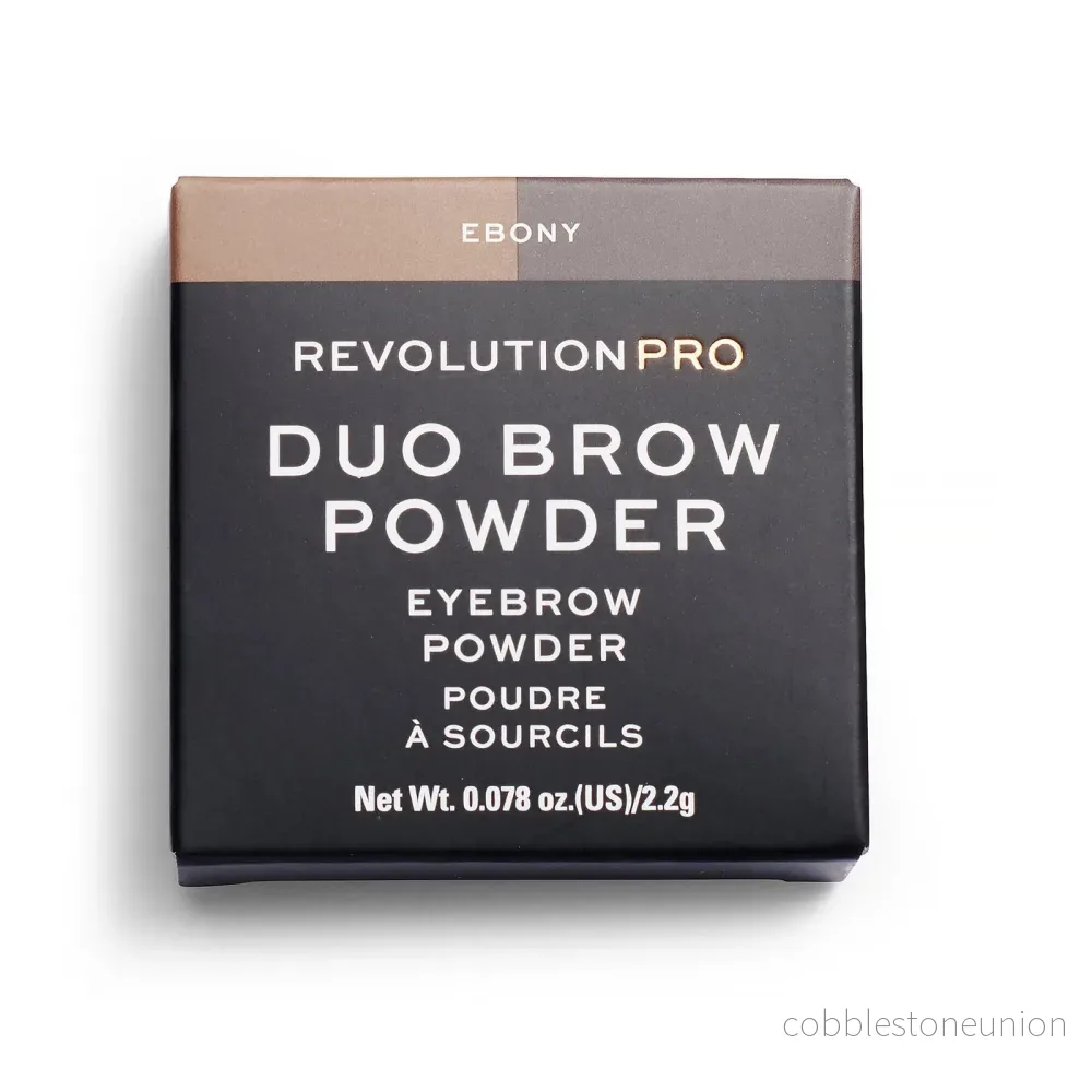 Makeup Revolution, REVOLUTION PRO, Vegan, Ögonbrynspuder, Ebenholts, 2.2 g Makeup Revolution, REVOLUTION PRO, Vegan, Ögonbrynspuder, Ebenholts, 2.2 g