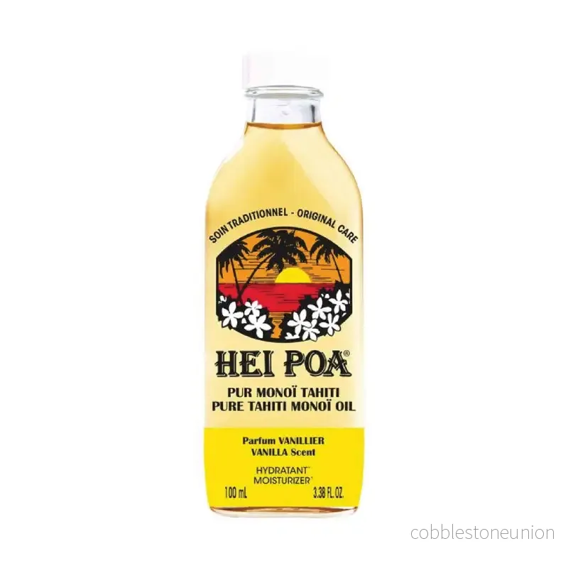 Hei Poa, Pure Tahiti Monoi, Återfuktande & reparerande, Vanilj, Kroppsolja, För hår & kropp, 100 ml