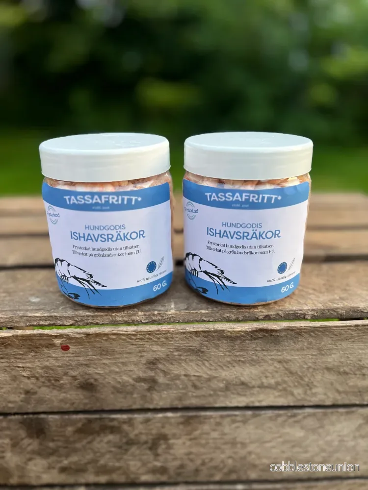 Hundgodis Ishavsräkor i burk 60g - Bild 2