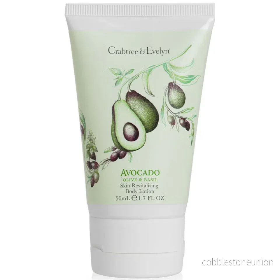Crabtree & Evelyn, Avocado Olive & Basil, Revitaliserande, Kroppslotion, 50 ml