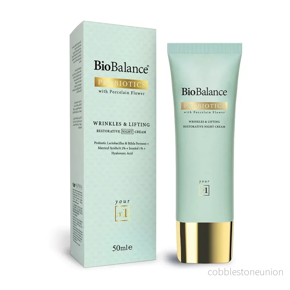 Bio Balance, Wrinkle & Lifting Restorative, Firming & Anti-Wrinkle, Natt, Grädde, För ansikte & hals, 50 ml Bio Balance, Wrinkle & Lifting Restorative, Firming & Anti-Wrinkle, Natt, Grädde, För ansikte & hals, 50 ml