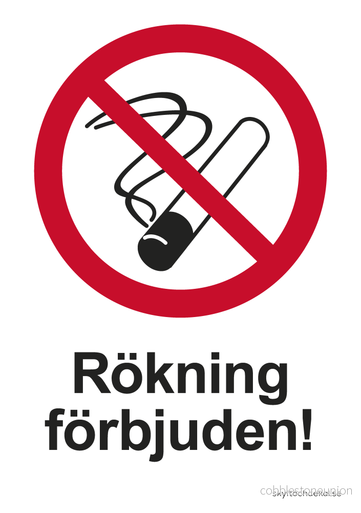 Rökning förbjuden