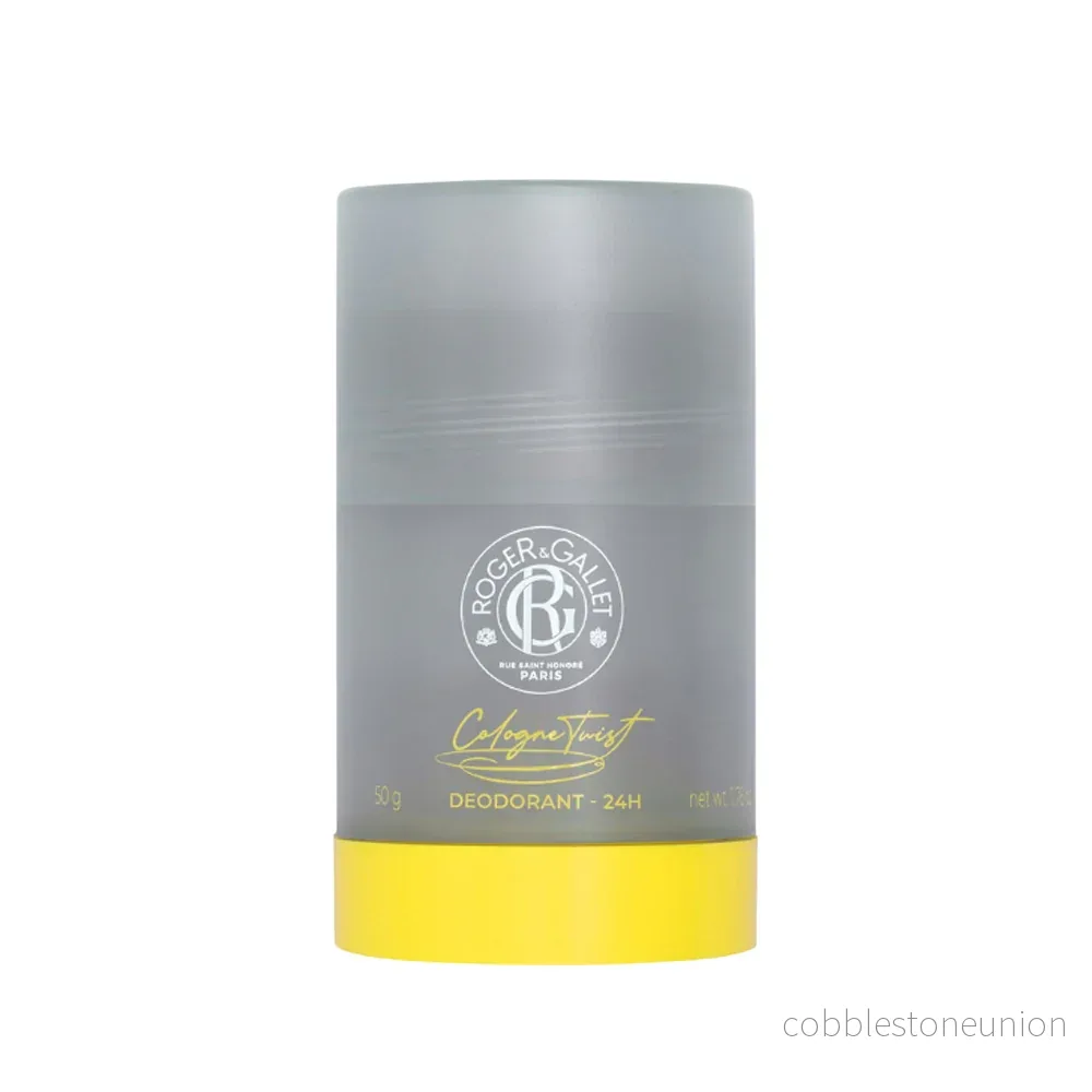 Roger & Gallet, Cologne Twist, 24-timmars skydd, Deodorantstick, För män, 50 g