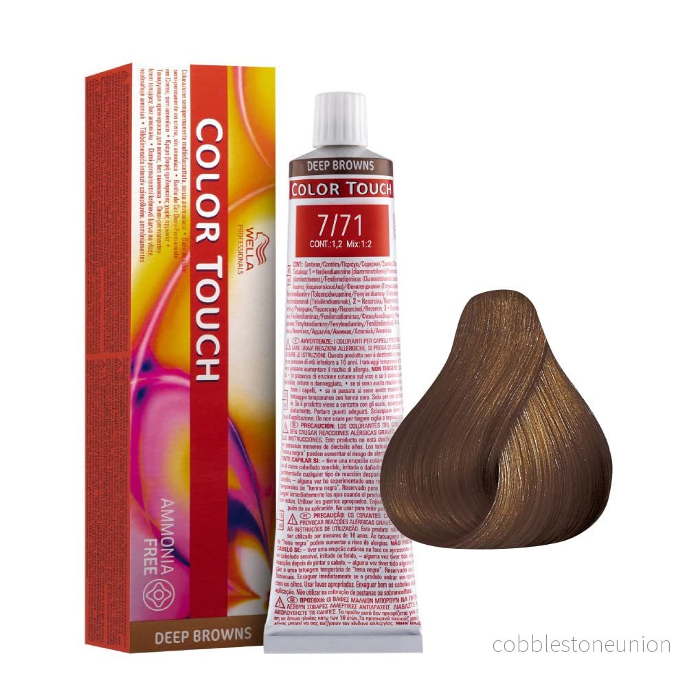 Wella Professionals, Color Touch, Ammoniakfri, Semi-permanent hårfärg, 7/71, 60 ml Wella Professionals, Color Touch, Ammoniakfri, Semi-permanent hårfärg, 7/71, 60 ml