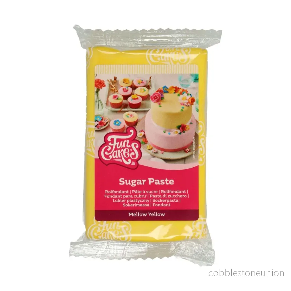 FunCakes Sockerpasta 250g - Mellow Yellow