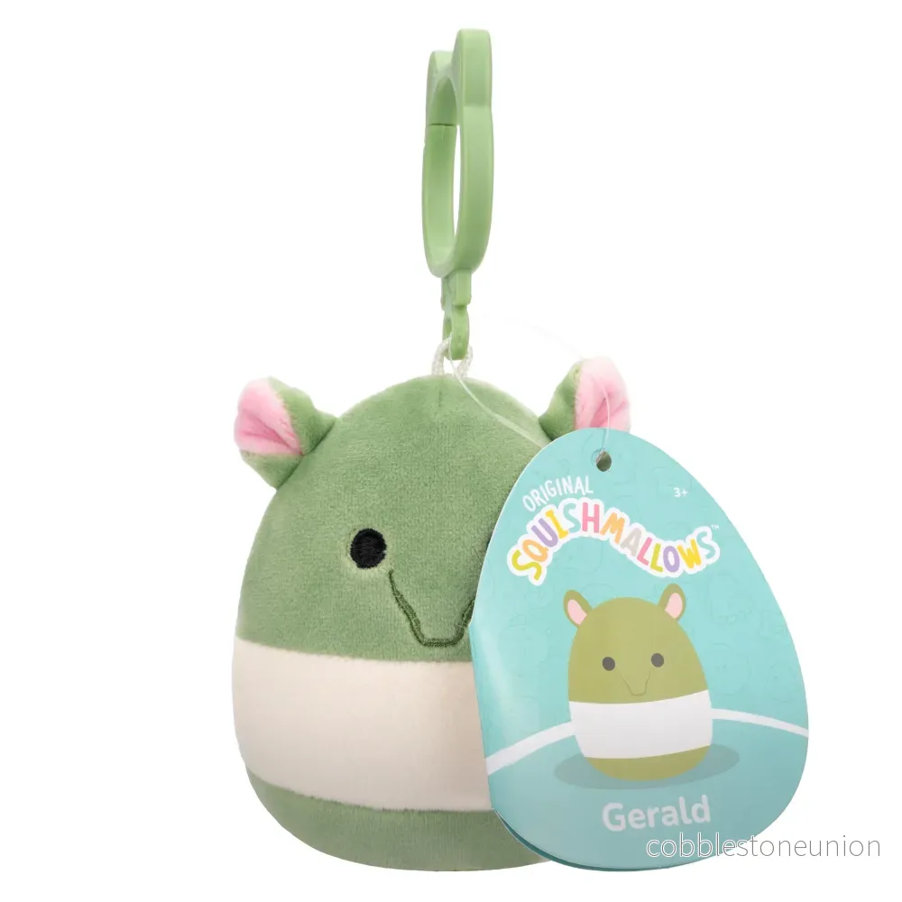 Squishmallows Clip-On Gerald The Tapir 9 Cm