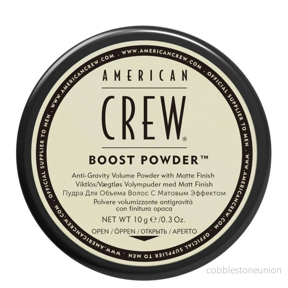 American Crew, Boost Powder, Stylingpuder för hår, För volym, Fast stadga, 10 g American Crew, Boost Powder, Stylingpuder för hår, För volym, Fast stadga, 10 g