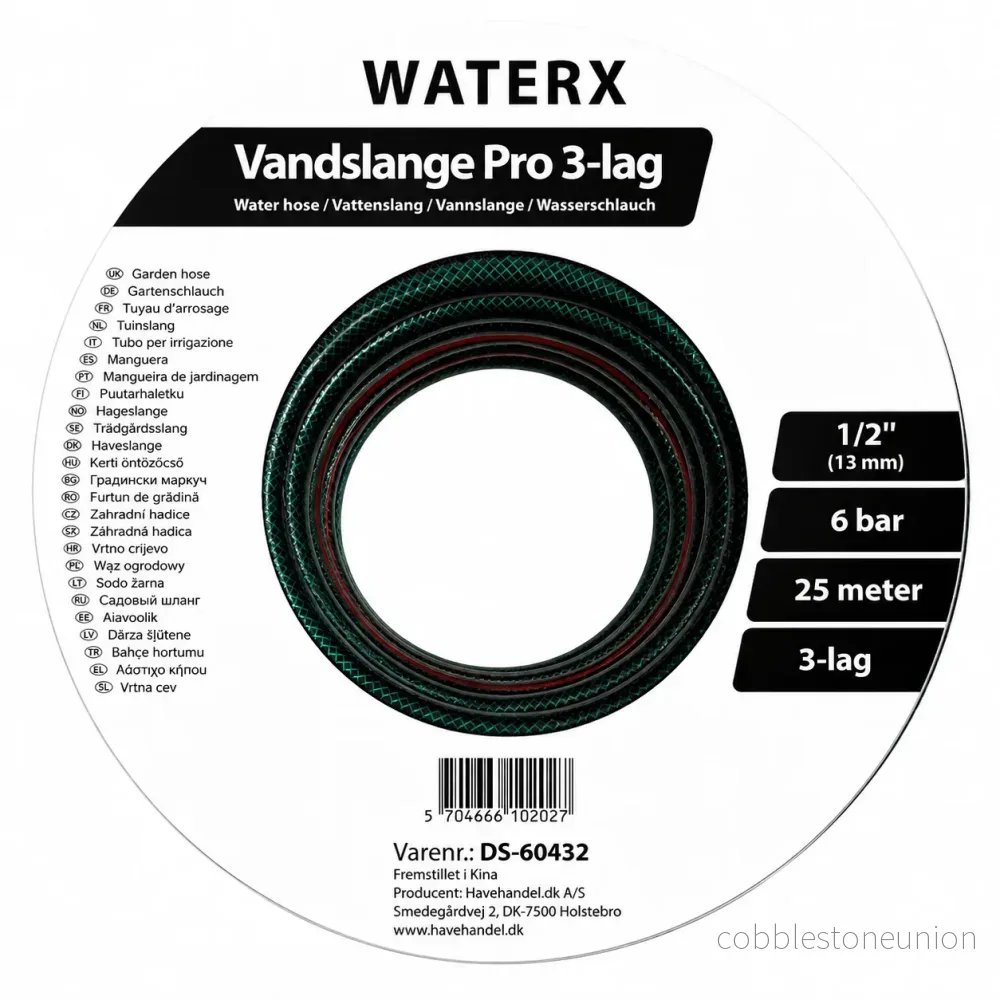 WaterX PRO 3-lagers vattenslang 25 meter - Bild 2