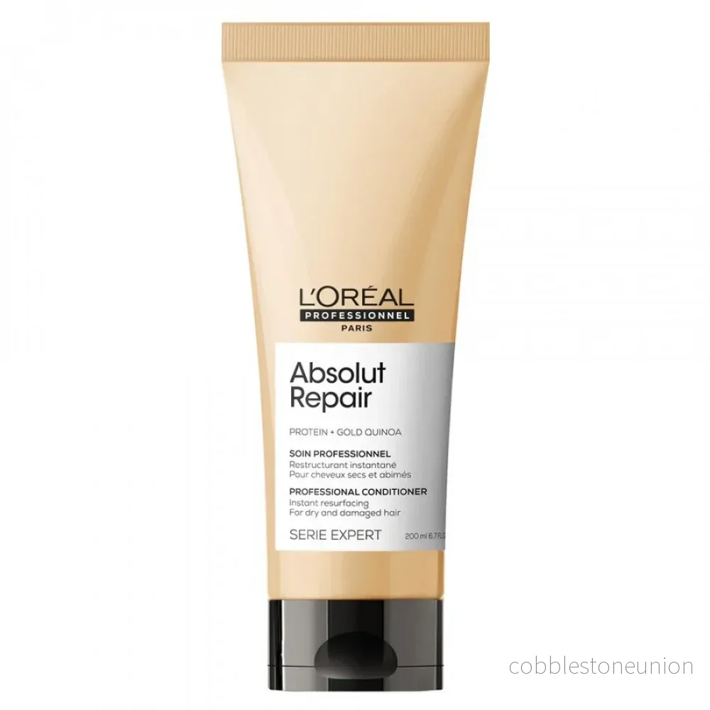 L’Oréal Professionnel, Serie Expert Absolut Repair, Protein + Golden Quinoa, Balsam, Omedelbar ytbehandling, 200 ml L’Oréal Professionnel, Serie Expert Absolut Repair, Protein + Golden Quinoa, Balsam, Omedelbar ytbehandling, 200 ml