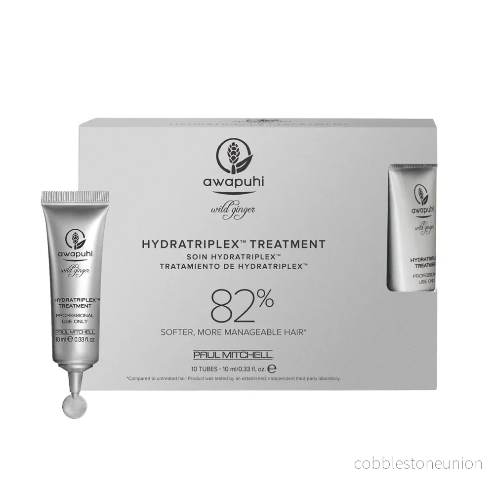 Set, Awapuhi Wild Ginger By Paul Mitchell, Hydratriplex, Leave-in krämbehandling för hår, För hydrering, 10 st, 10 ml - Bild 2