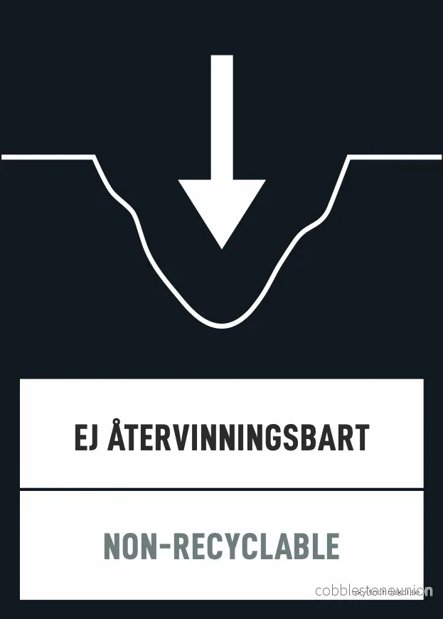 Ej återvinningsbart