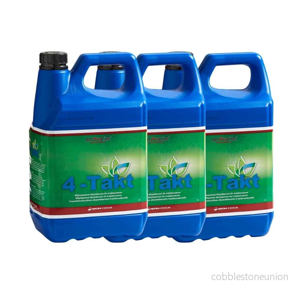 Miljövänlig Alkylatbensin för 4-taktsmotorer 3x5l