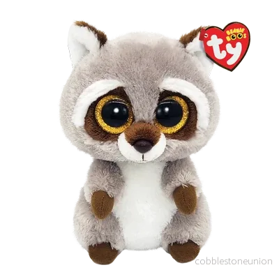 TY Beanie Boos Oakie The Gray Raccoon