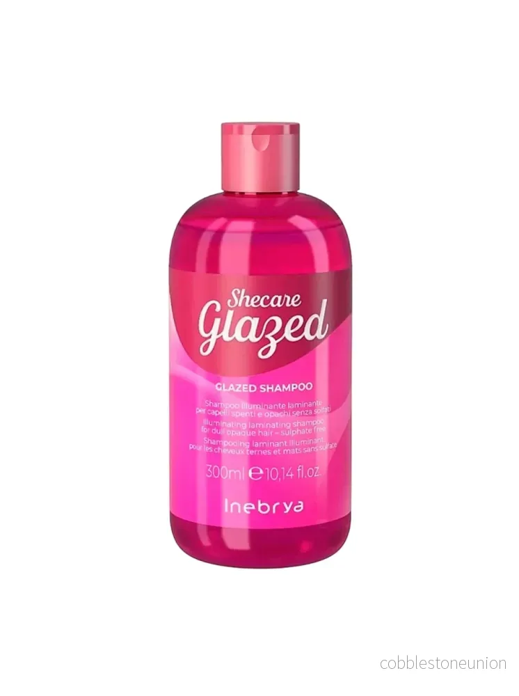 Inebrya, Shecare Glazed, Shampoo, Glansgivande, 300 ml