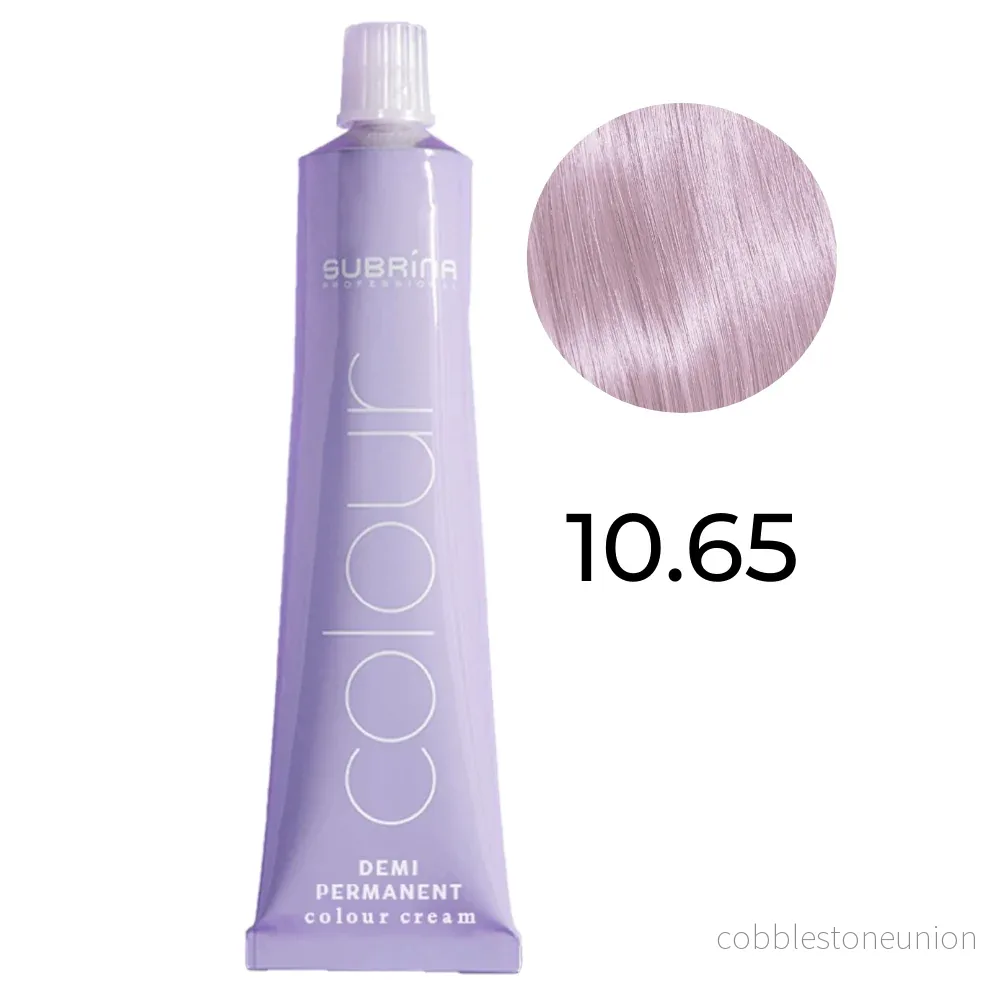 Subrina Professional, Demi Permanent Colour, Vegan, Semi-permanent hårfärg, 10/65 Ljusaste blonda mahogny, 60 ml