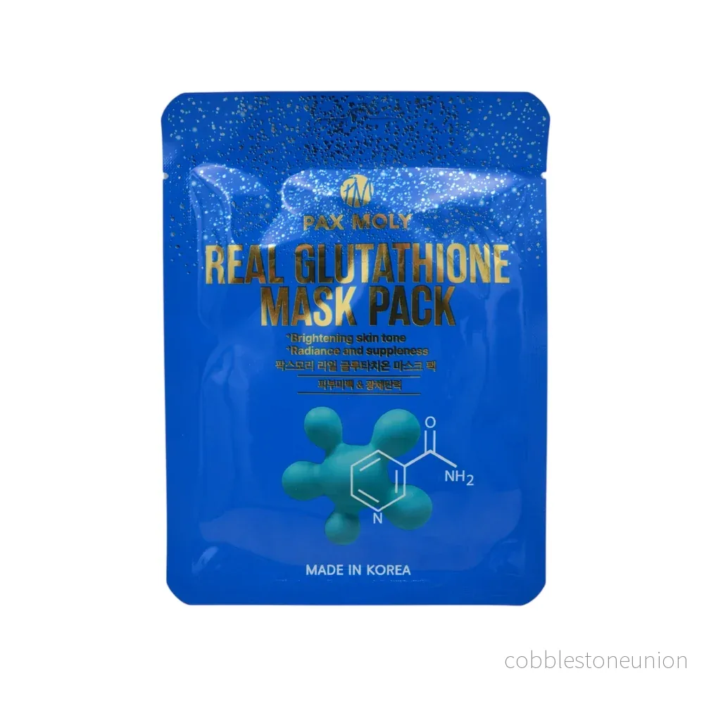 PaxMoly, Real Glutathione, Brightening & Hydrating, Ansiktsmask, Ansikte, Dag & Natt, 25 ml PaxMoly, Real Glutathione, Brightening & Hydrating, Ansiktsmask, Ansikte, Dag & Natt, 25 ml