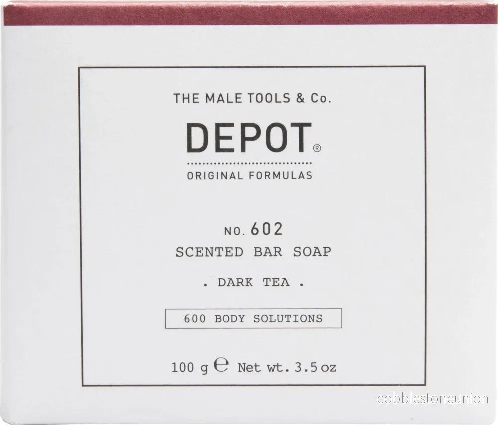 Depot, 600 Body Solutions nr 602, Botanical Complex, Cleansing, Dark Tea, Scented Soap, Aromatic Notes, 100 g - Bild 3
