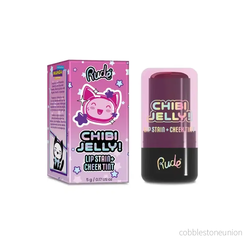 Rude Cosmetics, Chibi Jelly, Läpp- och kindbalsam 2-i-1, Koneko, 5 g Rude Cosmetics, Chibi Jelly, Läpp- och kindbalsam 2-i-1, Koneko, 5 g