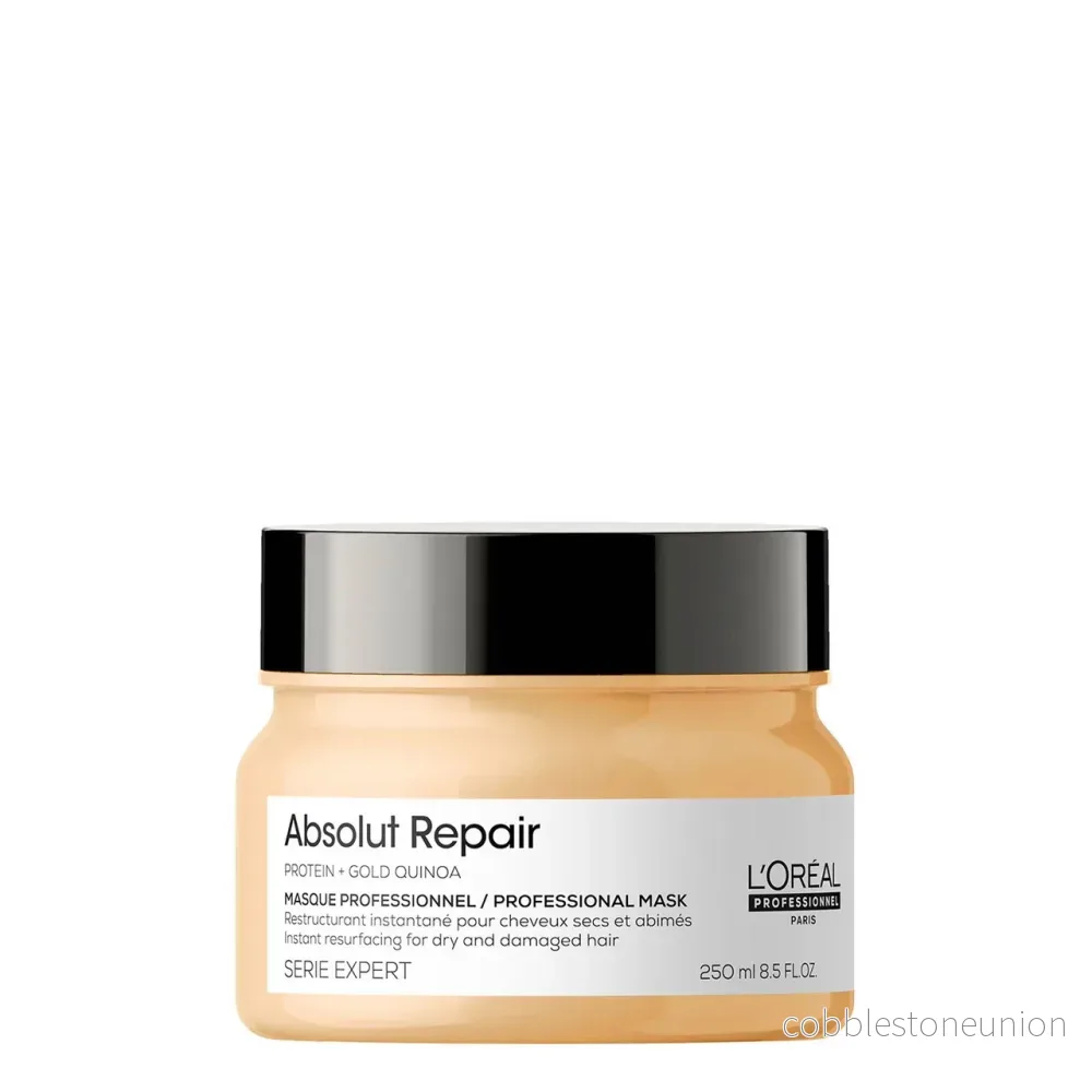 L’Oreal Professionnel, Serie Expert Absolut Repair, Protein + Golden Quinoa, Hair Treatment Cream Mask, Instant Resurfacing, 250 ml