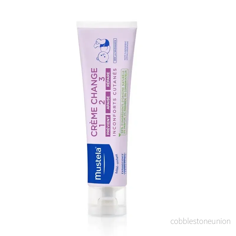 Mustela, Vitamin Barrier 123, Protects & moisturizes, Body cream, Diaper Area, 50 ml
