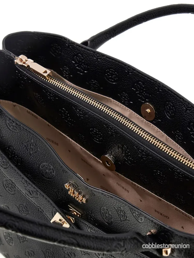 Guess Handbag Ella Logo svart - Bild 3
