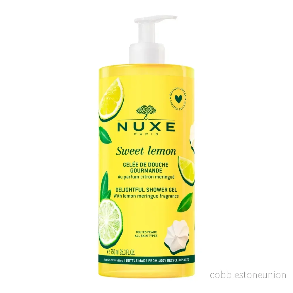 Nuxe, Sweet Lemon, Rengöring, Duschgel, För alla hudtyper, 750 ml
