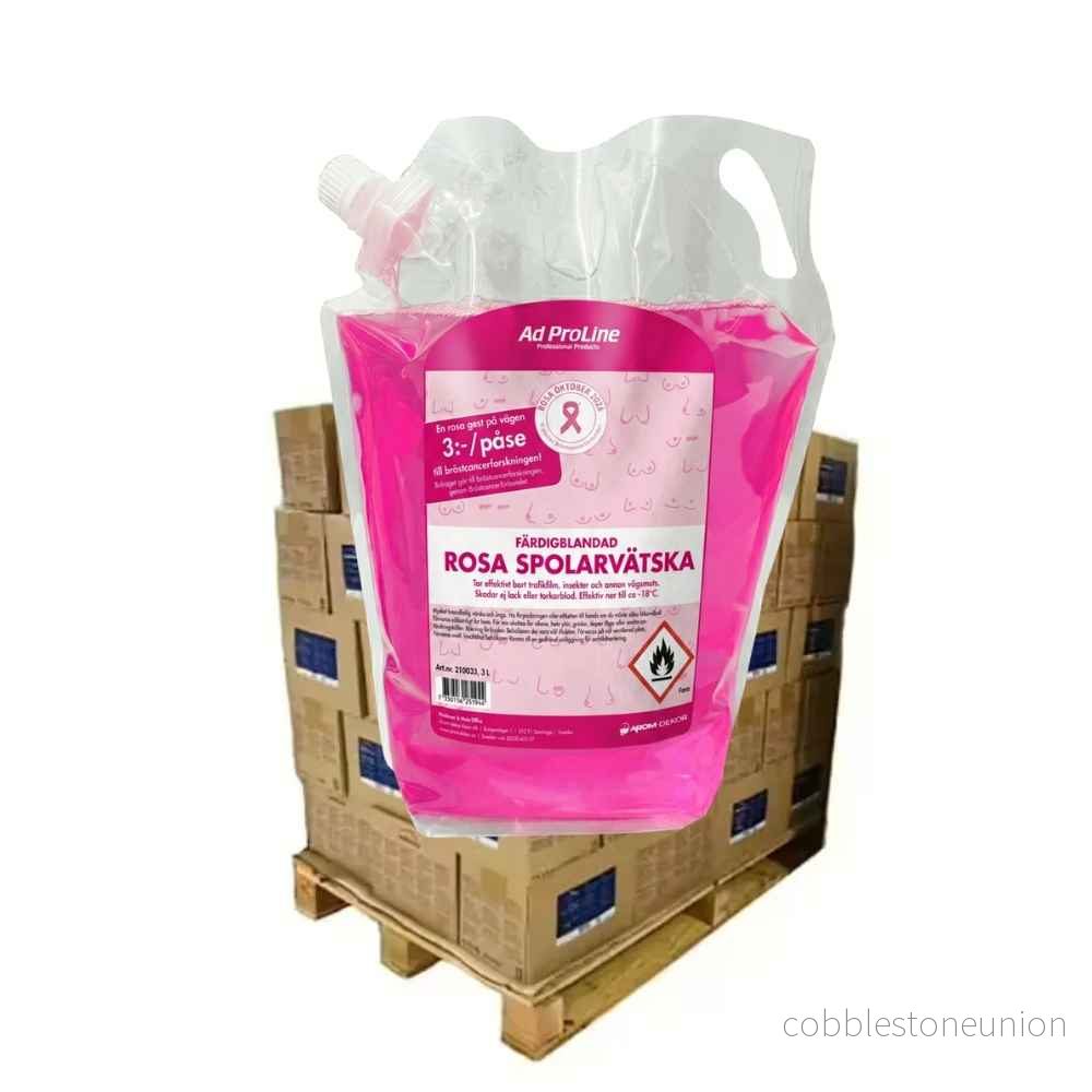 Rosa Spolarvätska Färdigblandad -18°C Helpall 192 × 3 Liter Rosa Spolarvätska Färdigblandad -18°C Helpall 192 × 3 Liter