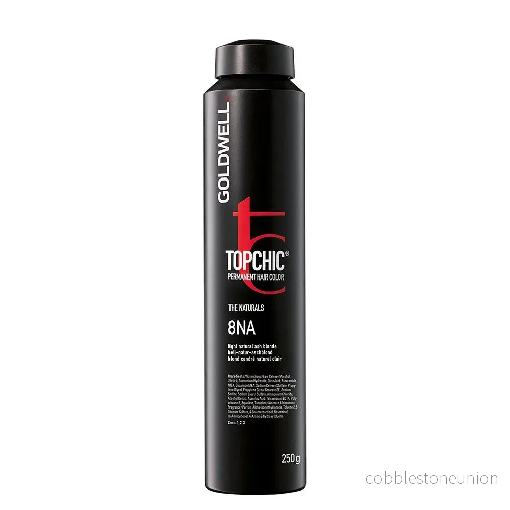 Goldwell, TopChic, Permanent hair color, 8NA Light Natural Ash Blonde, 250 ml Goldwell, TopChic, Permanent hair color, 8NA Light Natural Ash Blonde, 250 ml