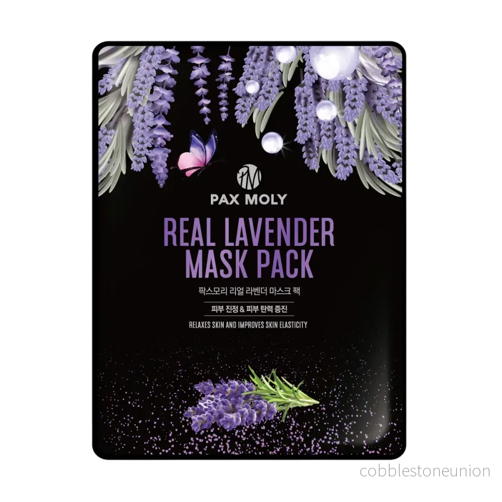 PaxMoly, Real Lavender, Elasticitet, Ansiktsmask, För ansiktet, 25 ml