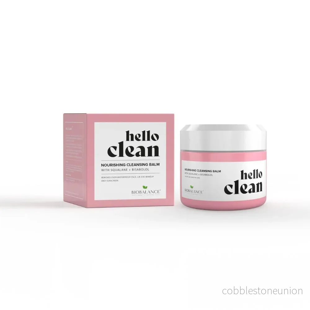 Bio Balance, Hello Clean Nourishing, Rengöring & Lugnande, Rengöringsbalsam, För ansikte & ögon, 100 ml