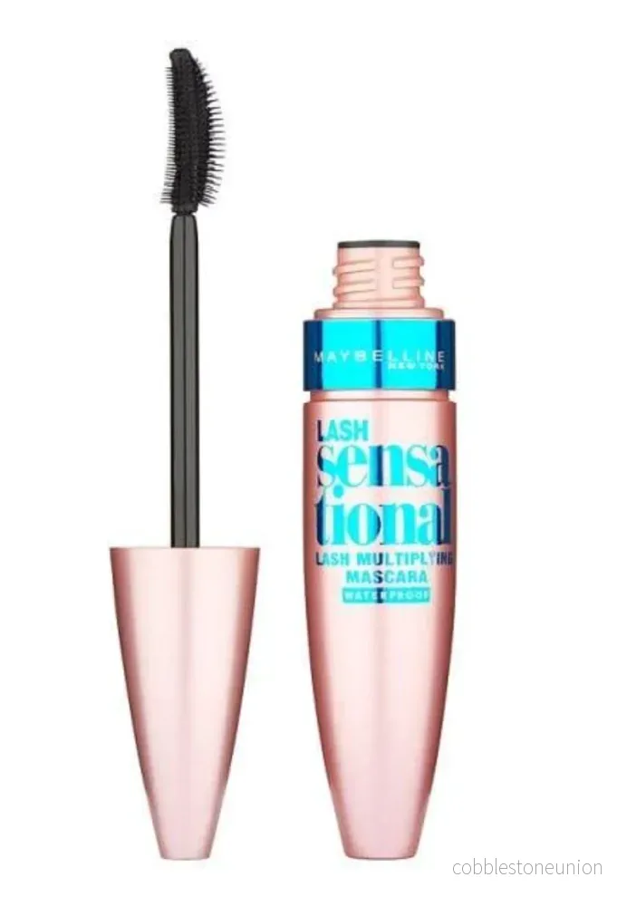 Maybelline, Lash Sensational, Vattentät, Volymgivande, Mascara, Svart, 9,5 ml