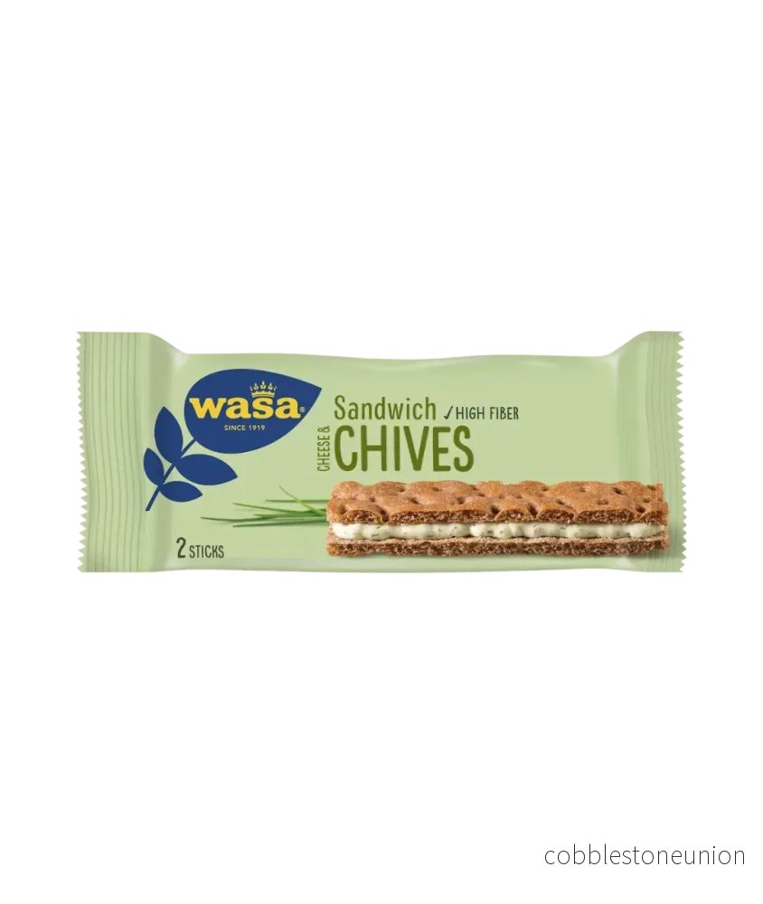 Wasa Sandwich Cheese/Chives 37g 24-pack