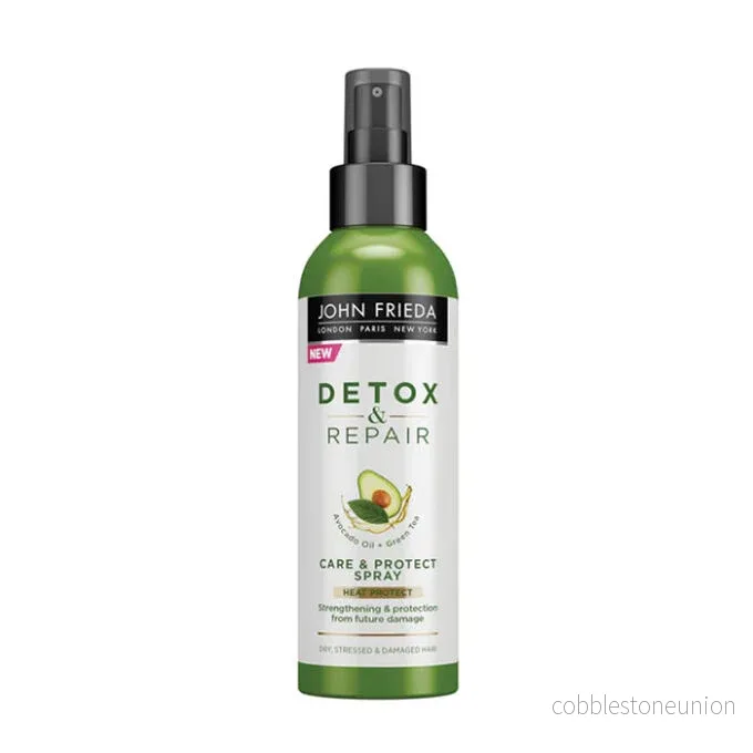 John Frieda, Detox & Repair, Avokadoolja, Hårspray, Värmeskydd, 100 ml