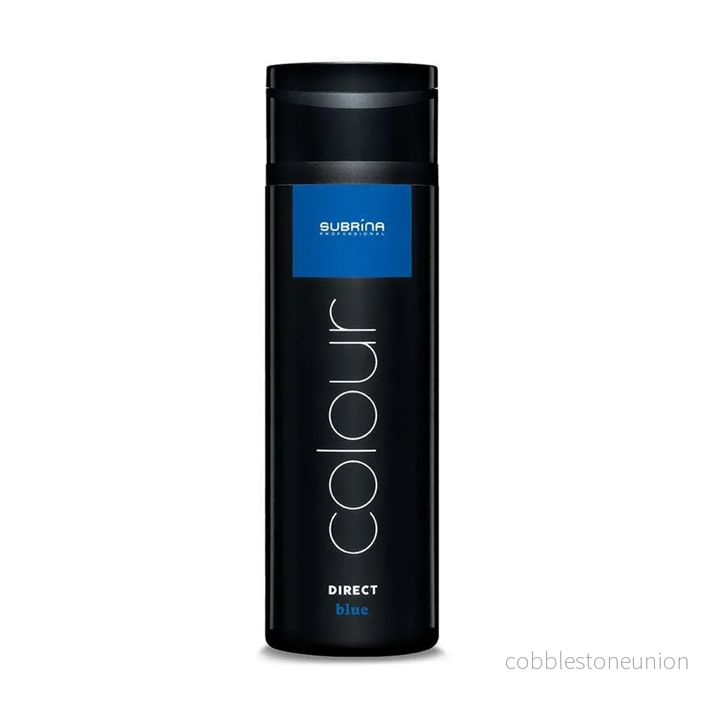 Subrina Professional, Direct Colour, Utan oxidationsmedel och ammoniakfri, Hårfärgningsgel, Extremt intensiva färger, Blå, 200 ml